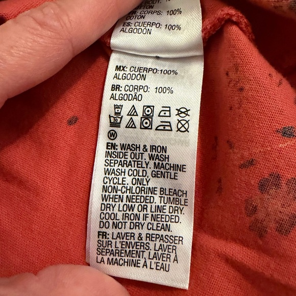 Roxy Girl Dress in Red with Floral Design, Large (12), Like New - Picture 7 of 7